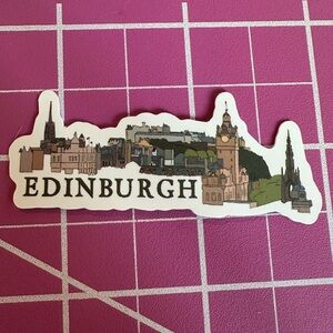 💜13/$13 +Bundle Sticker Sale | Travel Edinburgh Waterproof Sticker